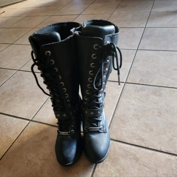 Harley Davidson boots size 6 - Picture 3 of 4